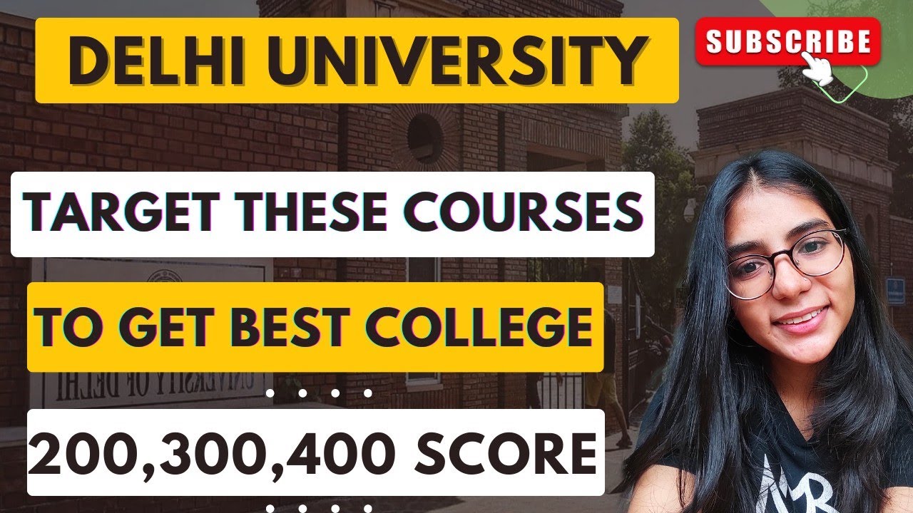 GET BEST COLLEGE AT LOW SCORE‼️ 300,400,500 | DELHI UNIVERSITY | WalkInWithArpi