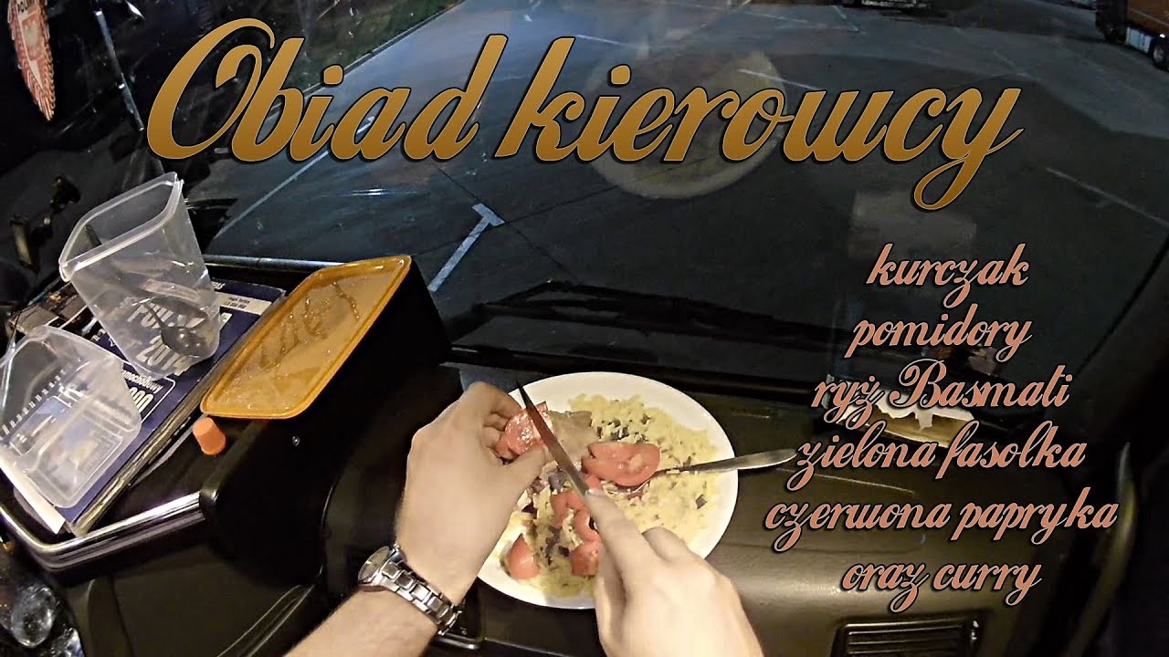 Obiad kierowcy ciężarówki | Trendy Lunch z kurczakiem | KrychuTIR