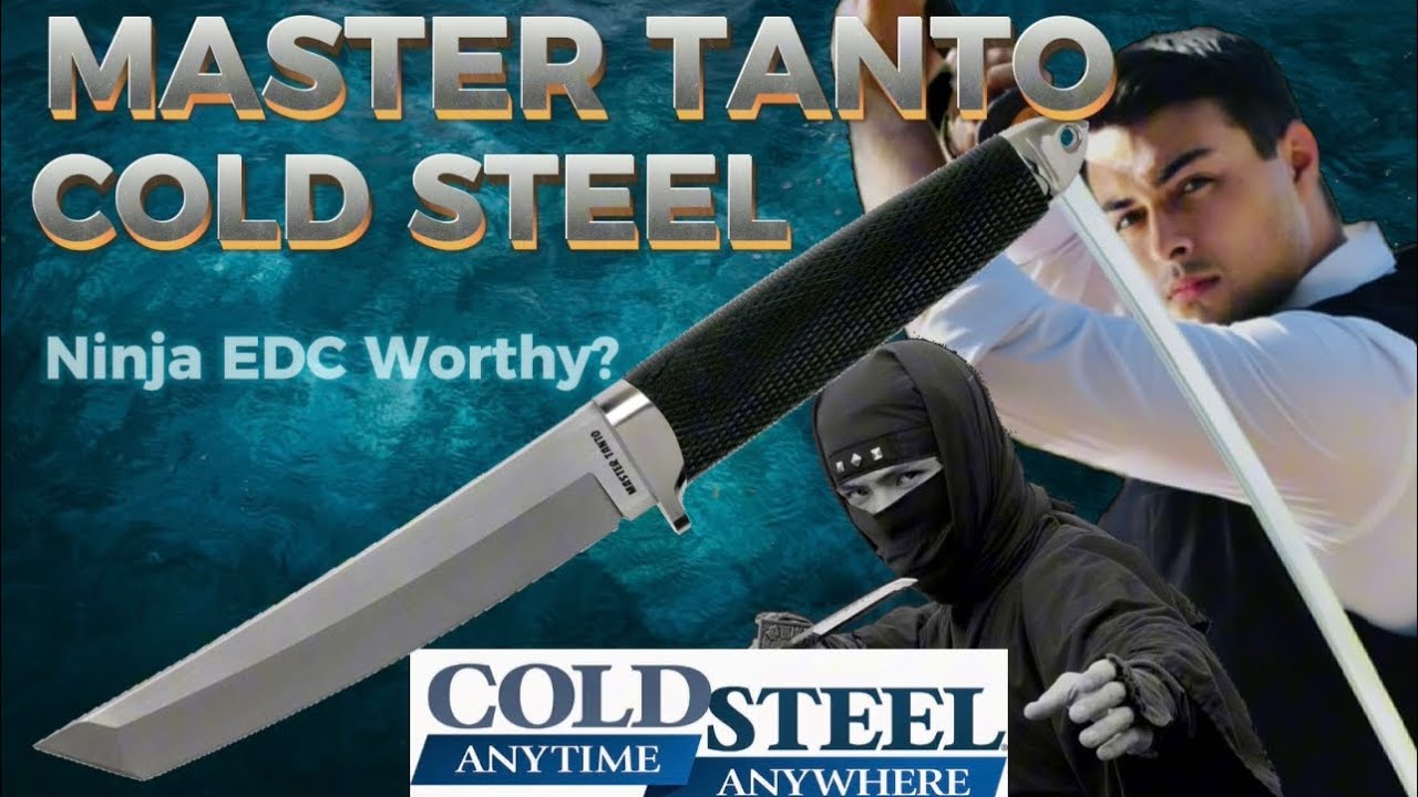 Cold Steel Master Tanto Modern Samurai: танто для самообороны | Обзор 3V EDC Fixed Blade 2023