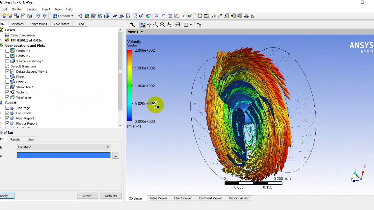 3d exhaust fan simulation in cfd