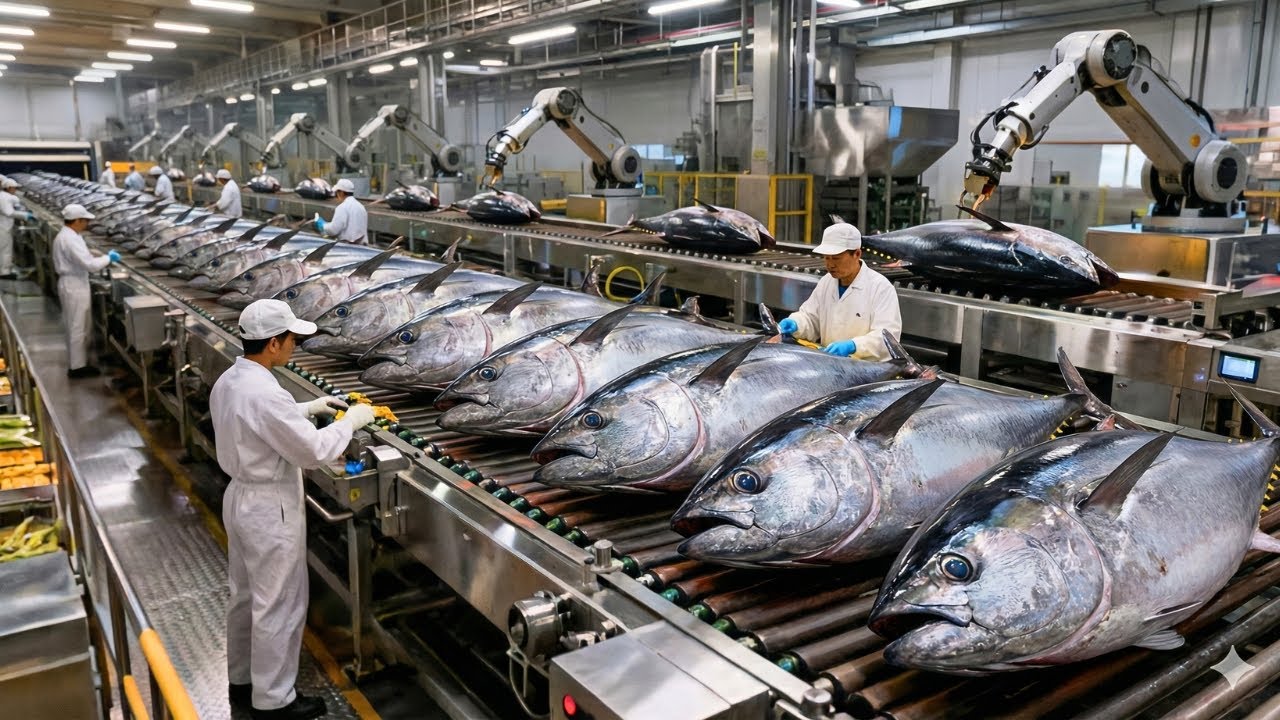 Ocean Tuna Processing Plant: From Fishing to Premium Sashimi (Complete and In-depth Process)