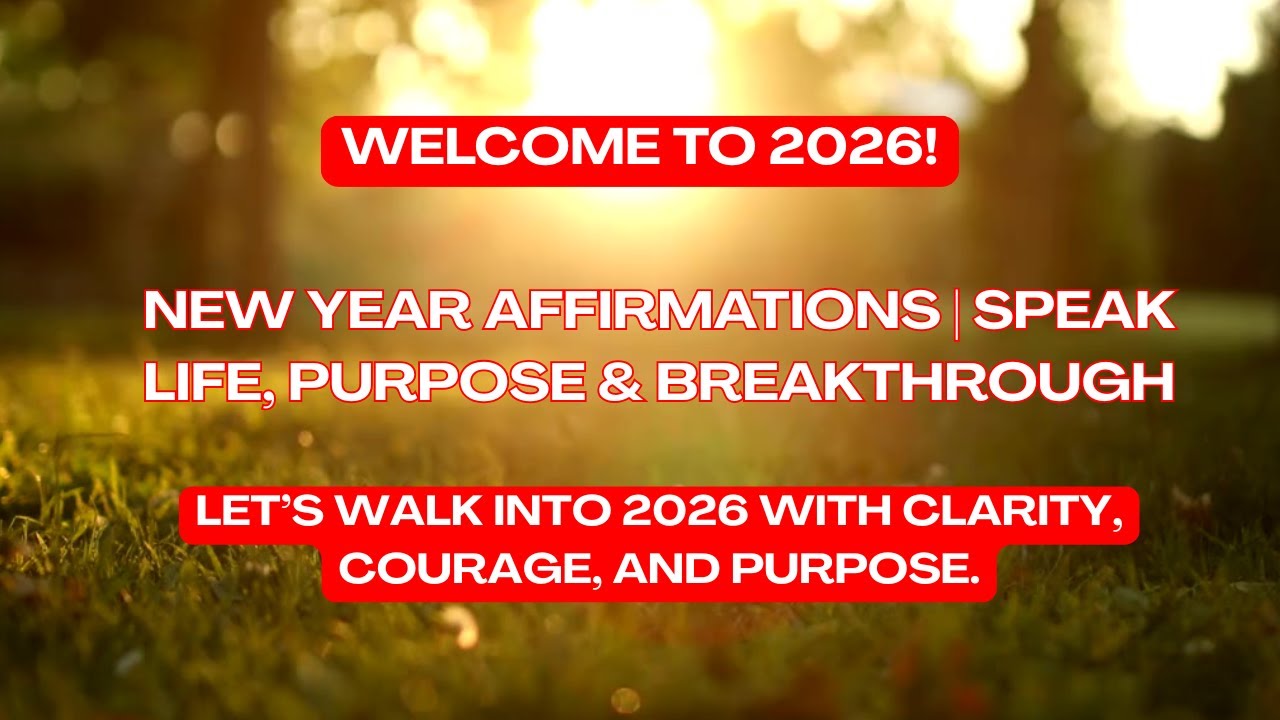 2026 New Year Affirmations | Speak Life, Purpose & Breakthrough