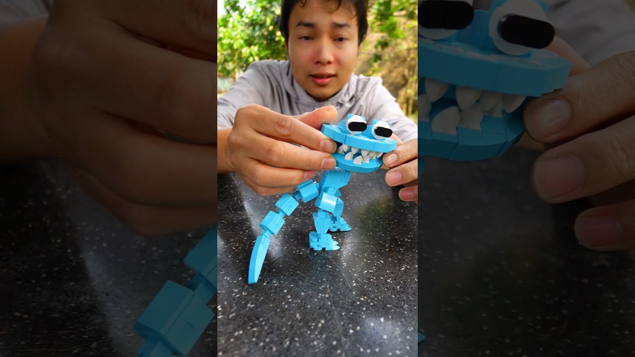 Lego Cyan Rainbow Friends 