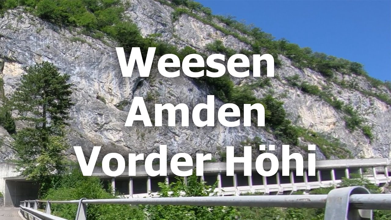 Mit dem Velo von Weesen durch Amden auf Vorder Höhi