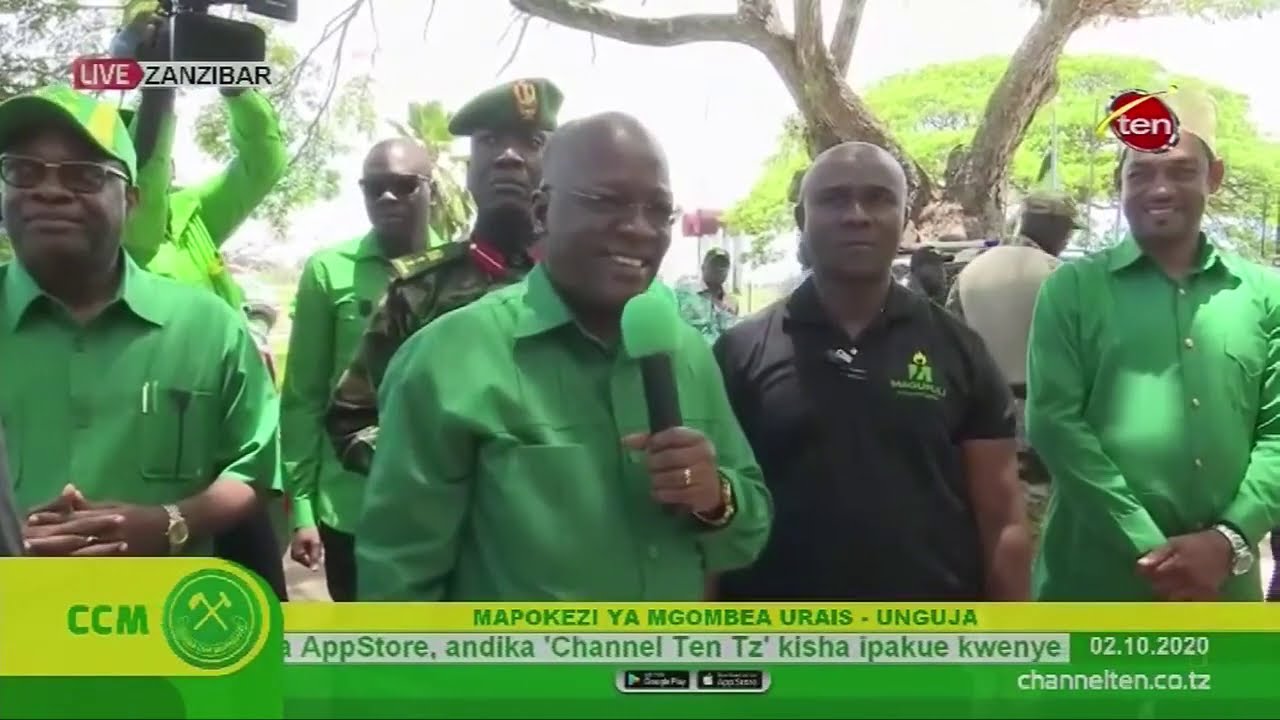 🔴#LIVE: MAGUFULI Alivyowasili ZANZIBAR LEO, Apokelewa KIFALME - 