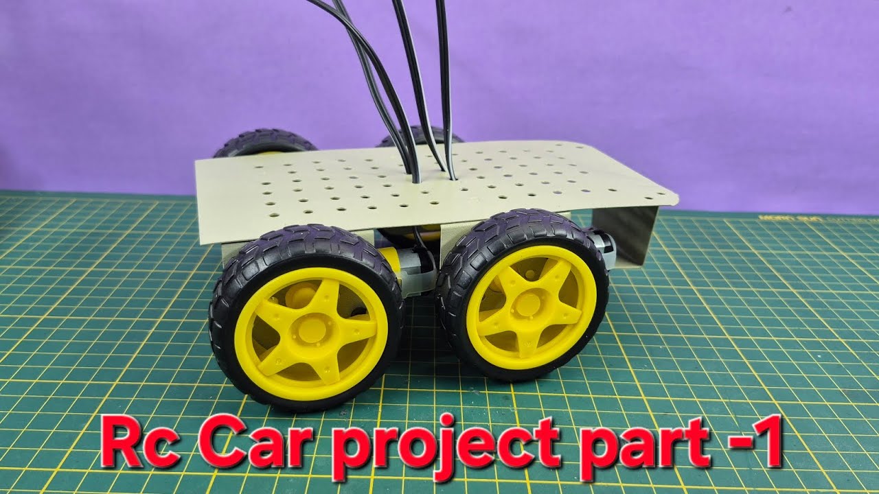 RC car Project part-1 | DIY RC Car Build | How to Make an RC Car at Home #diyelectronics #rcmotors