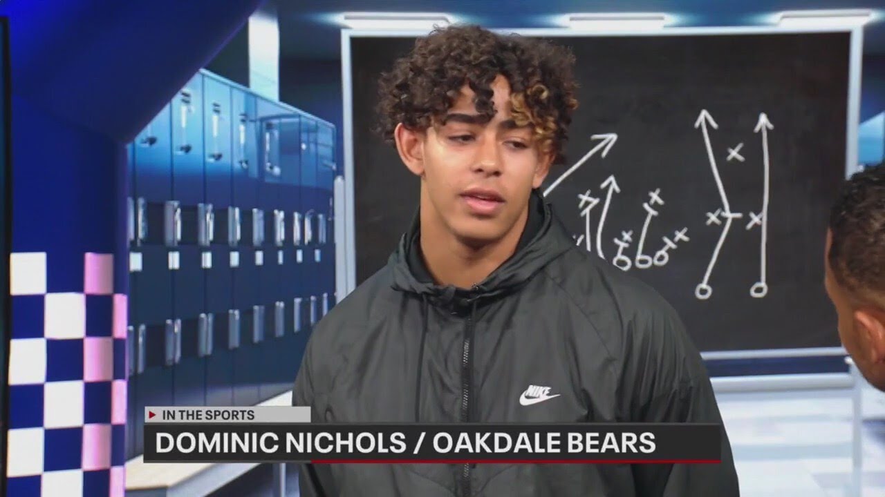 Dominic Nichols from Oakdale Bears on In The Sports