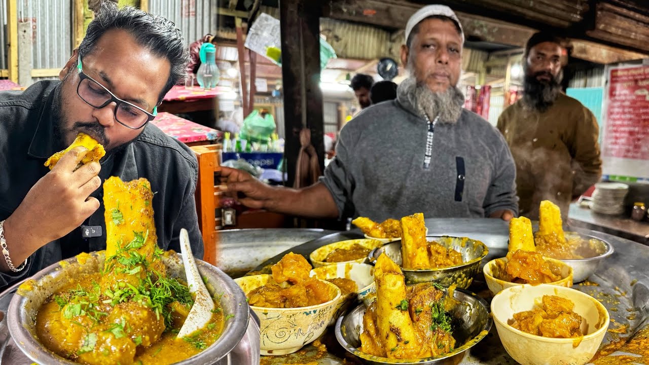 বন্দরের সেরা ইসমাইল ভাইয়ের নল্লি হালিম 🔥 প্রতিদিন লাগে ২০ টা গরু 😵‍💫