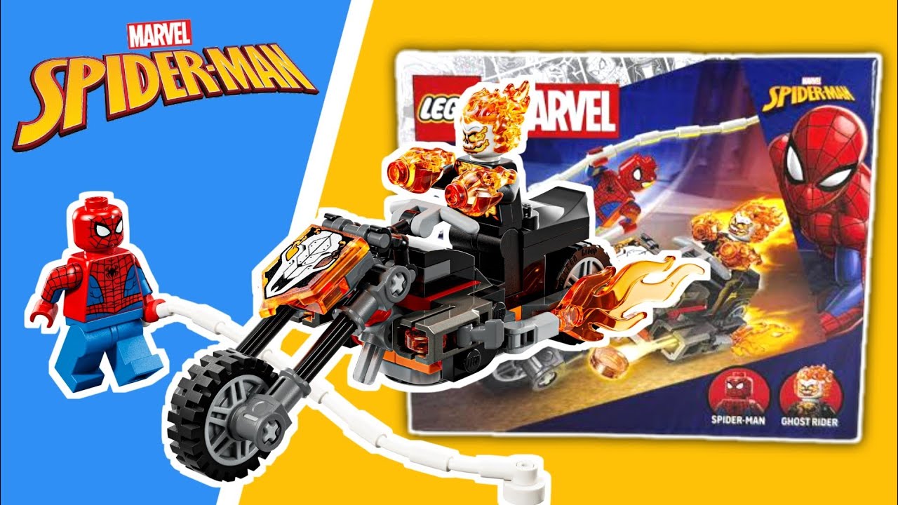 Lego Spider-Man vs. Ghost Rider Motorcycle 76335 | Marvel Lego