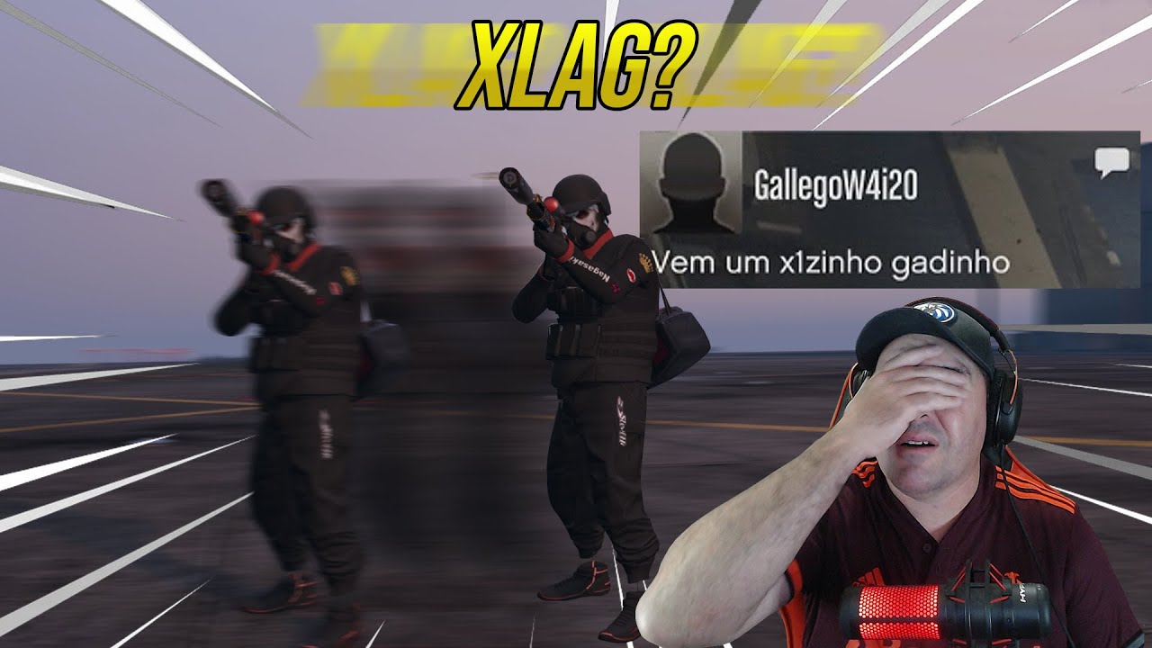 GTA 5 - TRYHARD atrevido me chama para X1 usando XLAG!