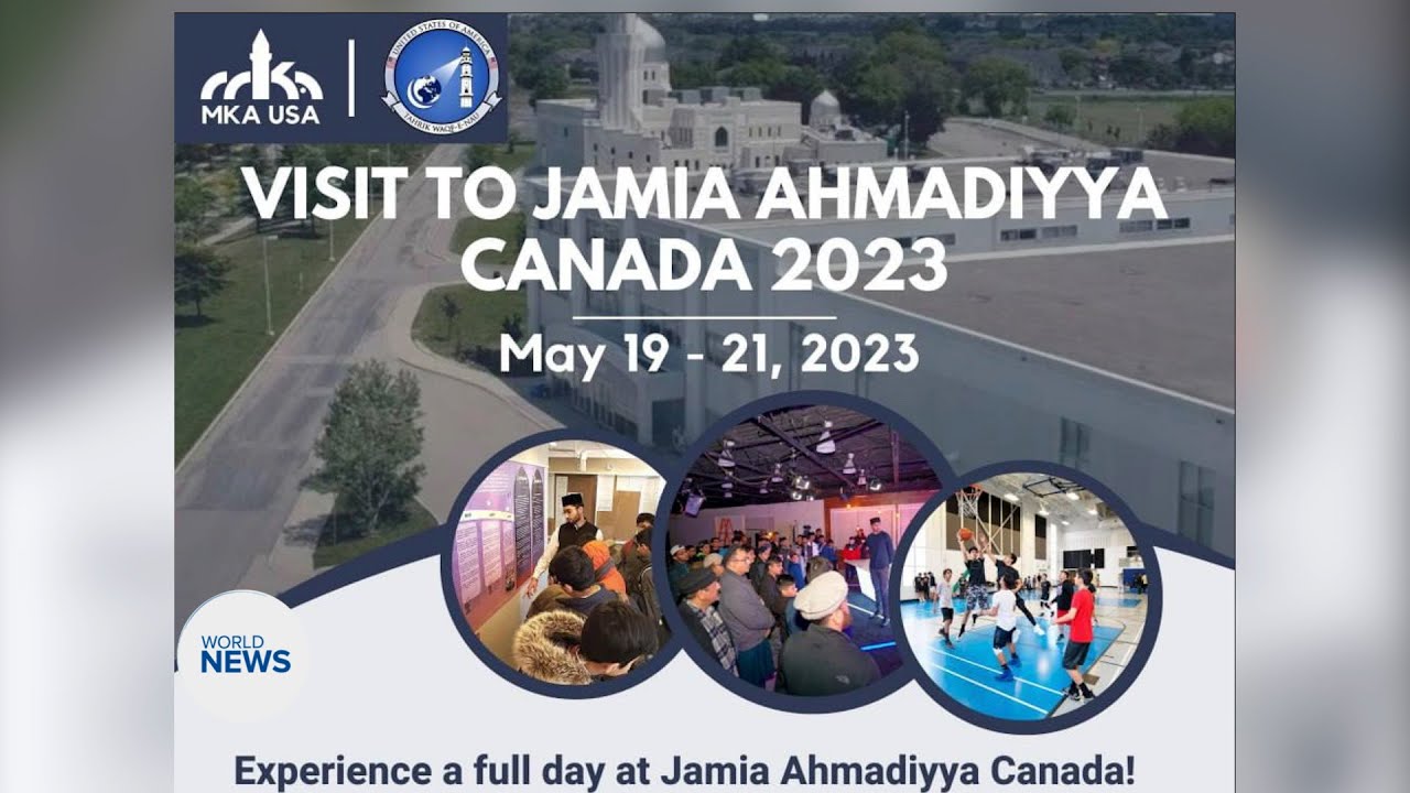 USA Waqfe Nau visit Jamia Ahmadiyya Canada