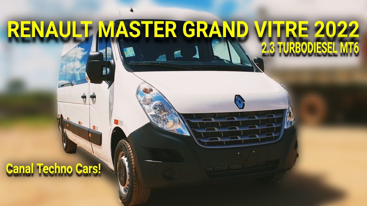 RENAULT MASTER GRAND VITRE 2.3 TURBODIESEL MT6 2022 - CONHEÇA A VAN! (TRANSFORMADA PARA PASSAGEIROS)