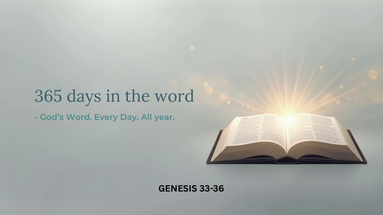 Genesis 33-36 || Bible Reading 