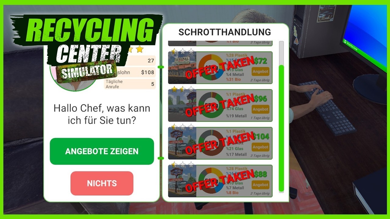 Recycling Center Simulator #14 🗑️ Unsere Auftragsbücher sind voll