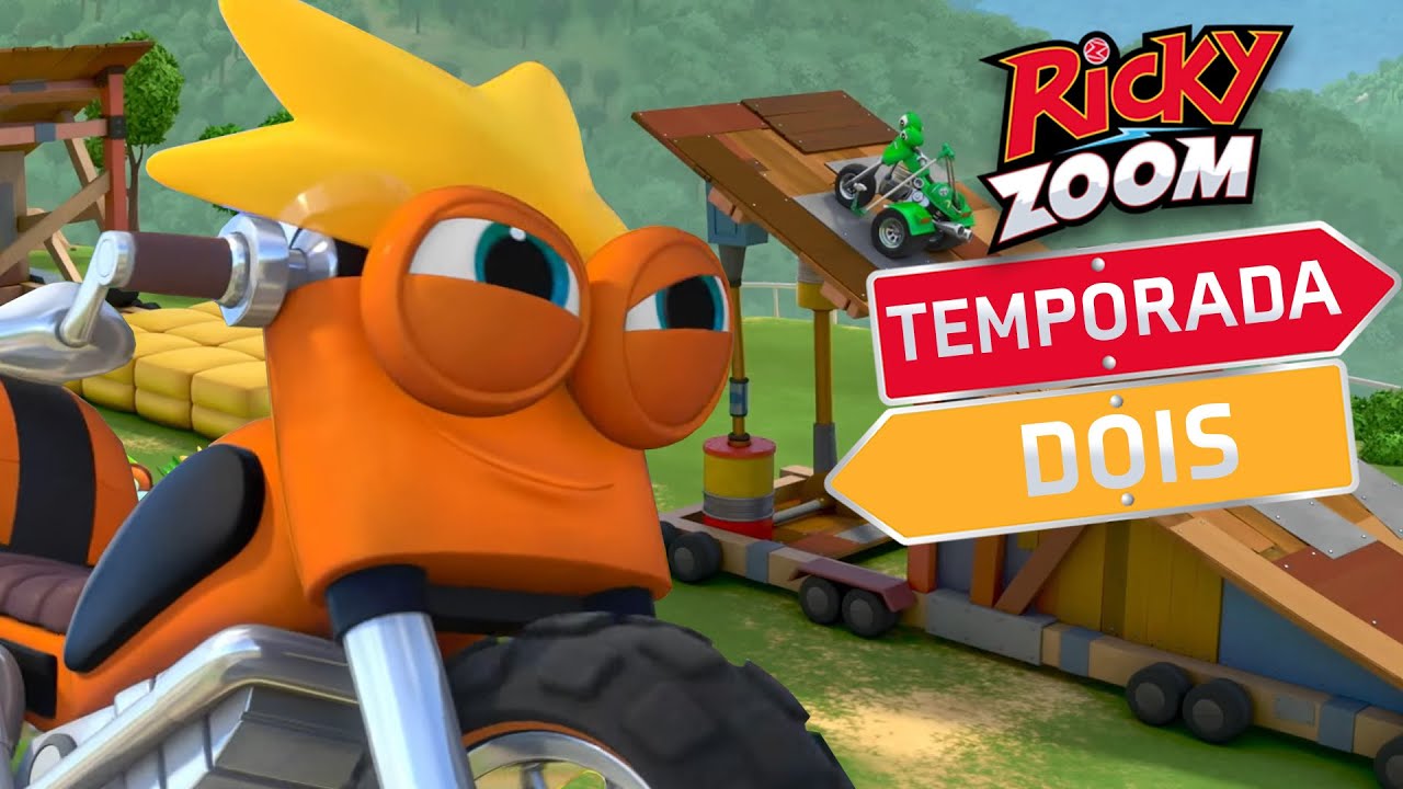 O maior salto de todos os tempos ⚡️Segunda temporada⚡️ Desenho Animado De Moto | Ricky Zoom Brasil