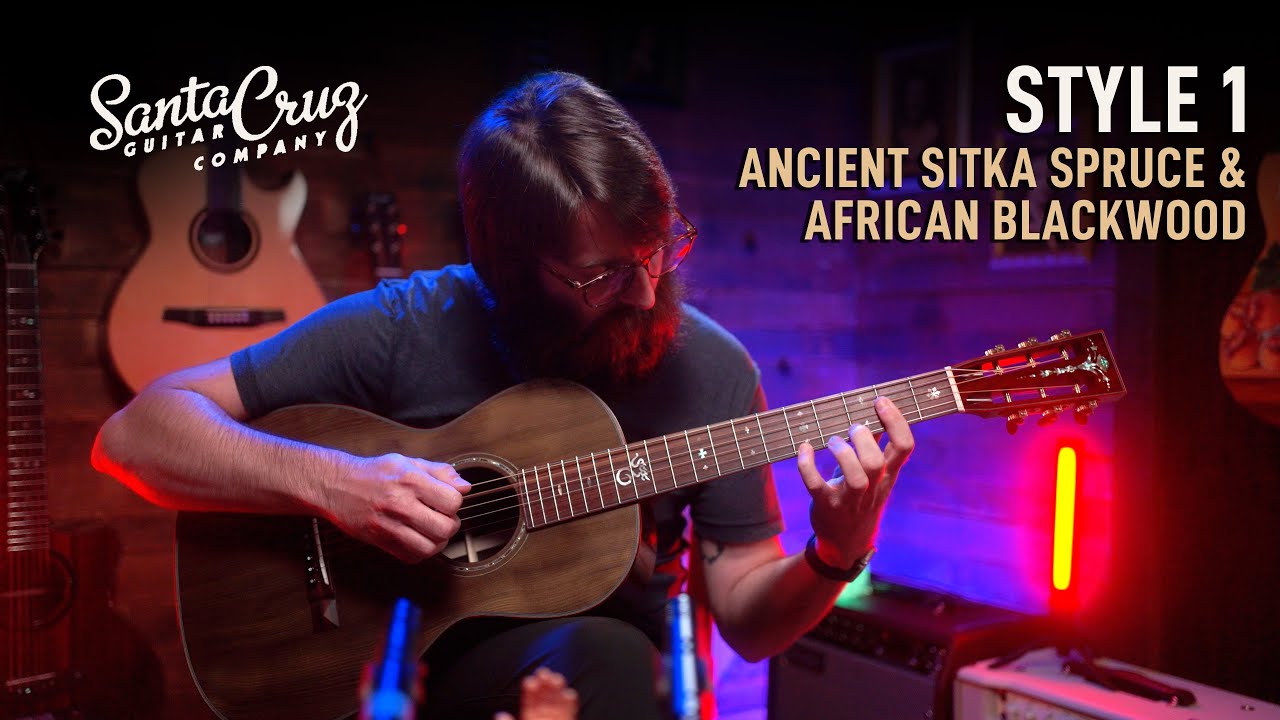 Santa Cruz Style 1 - Ancient Sitka Spruce & African Blackwood