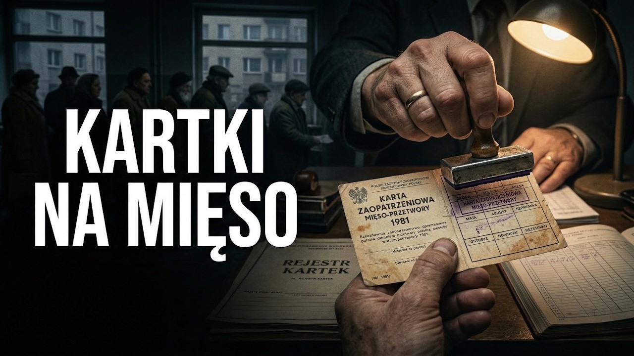 KARTKI NA MIĘSO w 1981 roku. Dlaczego PRL wprowadził SYSTEM KARTKOWY? | Dokument