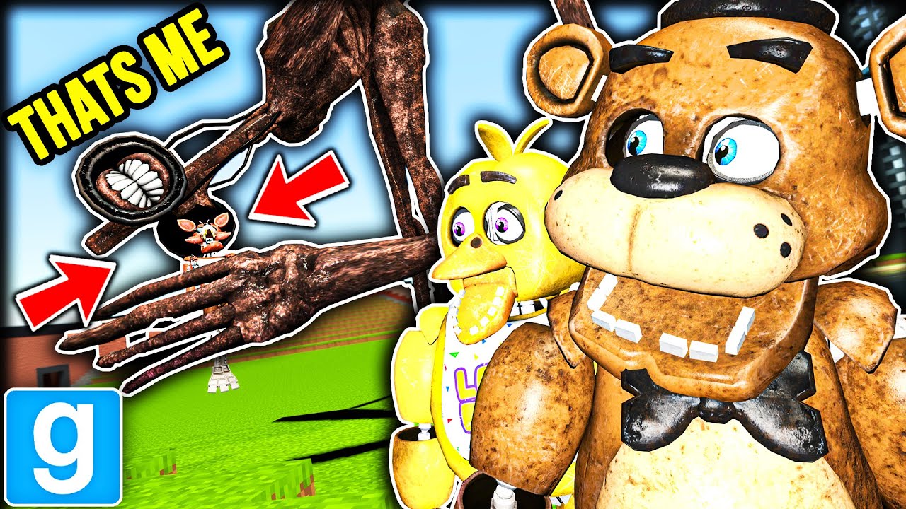 ПРЕВРАЩАЮСЬ В ГОЛОВУ СИРЕНЫ! — Игровой процесс Garry's Mod — Gmod FNAF