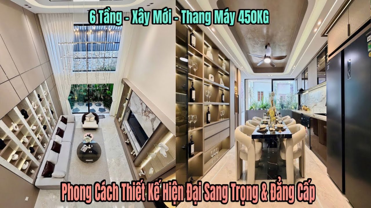 Nhà Phố Đẹp Có Thang Máy Thiết Kế Hiện Đại Sang Trọng Đường Phạm Văn Chiêu - Phường 14 - Quận Gò Vấp