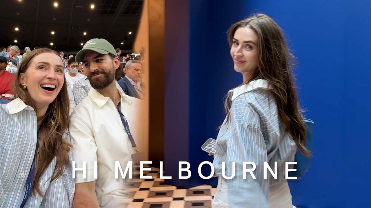 come with me to MELBOURNE & the Australian Open ✨🎾