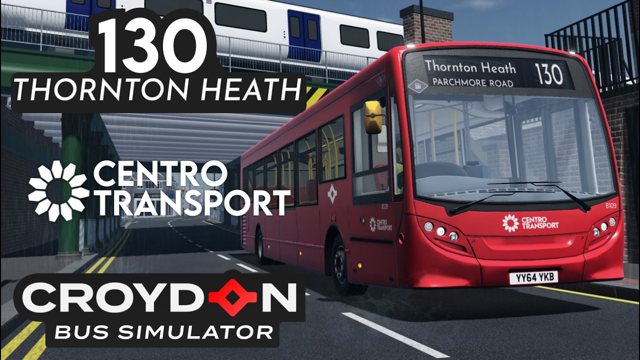 Croydon Bus Simulator | 130 to Thornton Heath | Enviro200