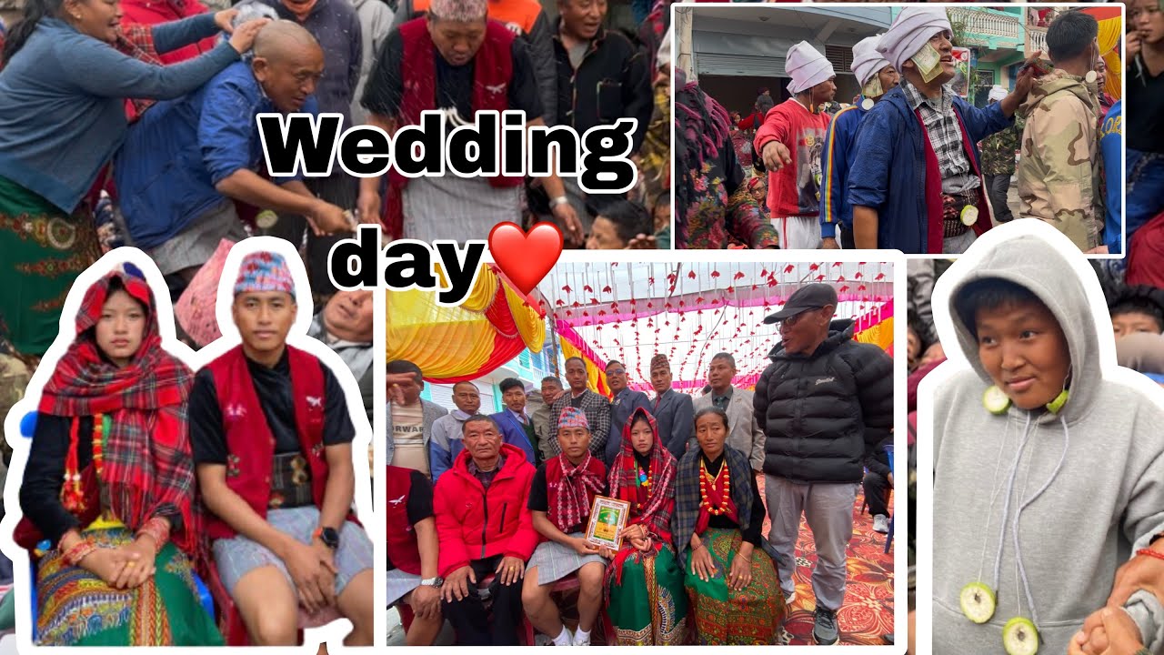 ❤️(Wedding day)Subhakamana xa dd vena lai❤️☺️
