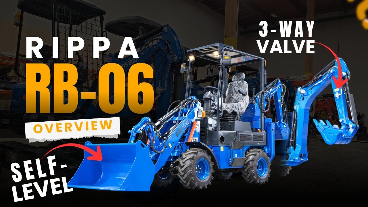 One Machine to Do It All | Rippa RB06 25HP Kubota Backhoe Loader