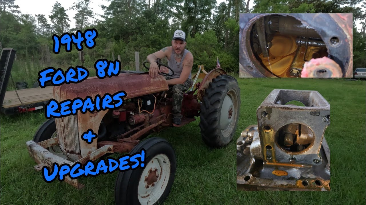1948 Ford 8n! Bringing a 76 year old tractor back up to snuff!