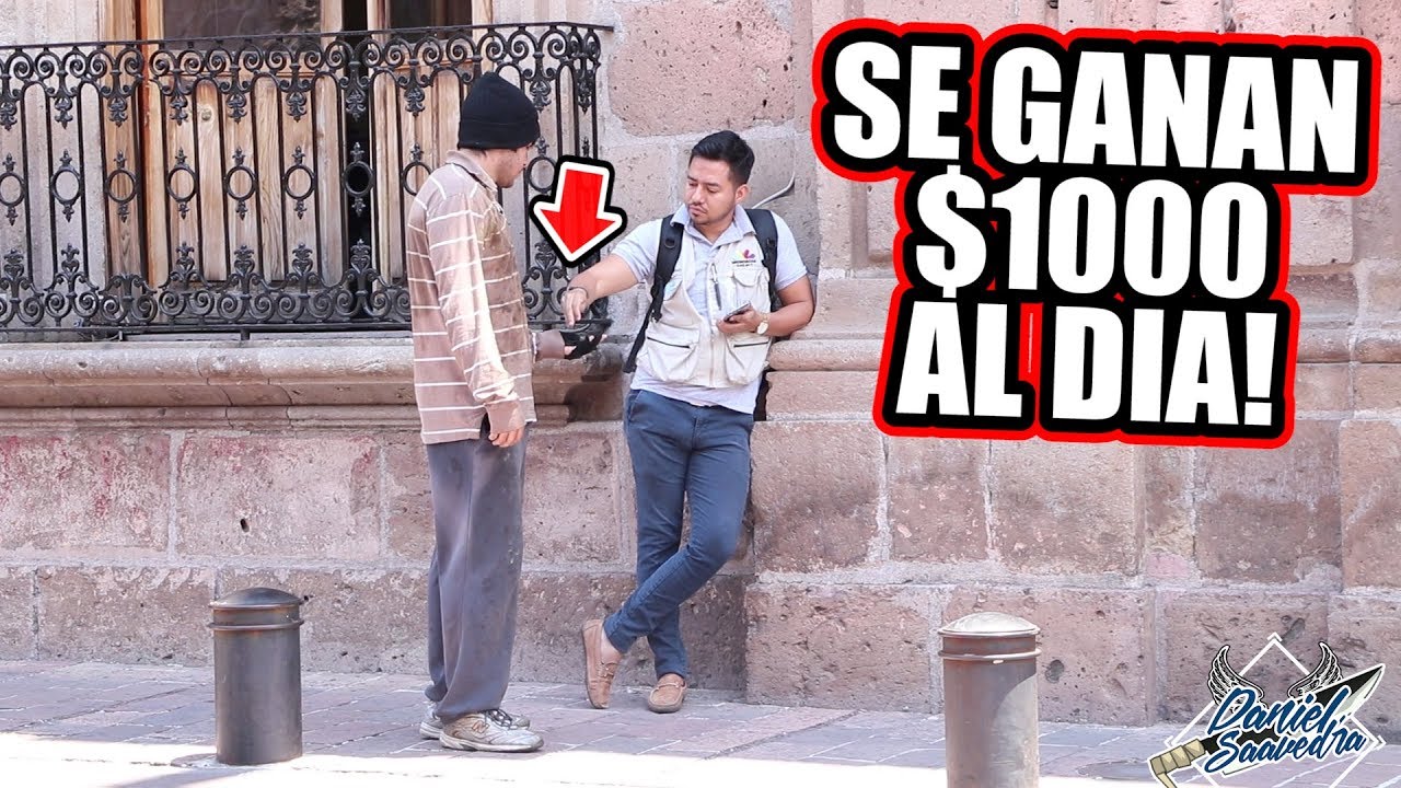 GANAR&Iacute;AS TODO ESTO SI LE PIDIERAS DINERO A CADA PERSONA EN LA CALLE (Experimento Social)