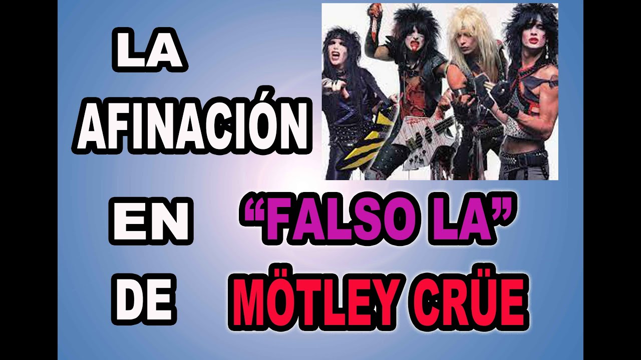 POR QUÉ MOTLEY CRUE INVENTÓ SU PROPIA AFINACIÓN (e influyó en el sonido de METALLICA)??
