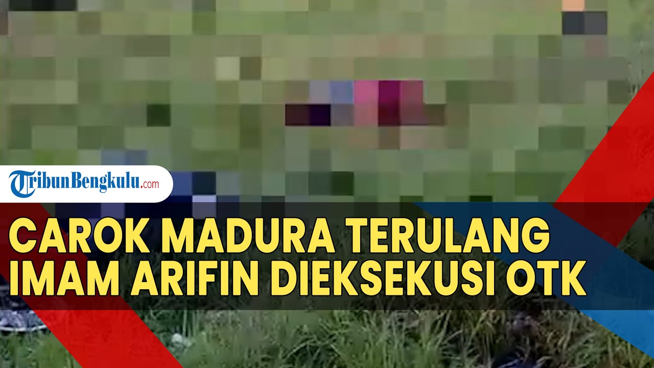 Terulang Lagi Carok Madura, Imam Arifin Tewas Dieksekusi Orang Tak Dikenal