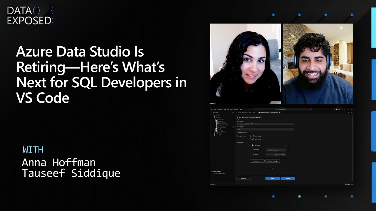 Azure Data Studio Is Retiring—Here’s What’s Next for SQL Developers in VS Code