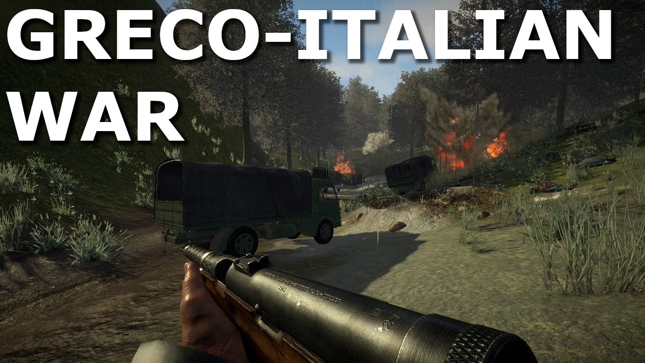 The Battle of the Pindus Mountains, Greece 1940 | The Alpini Through the Pindus | Easy Red 2 Mod
