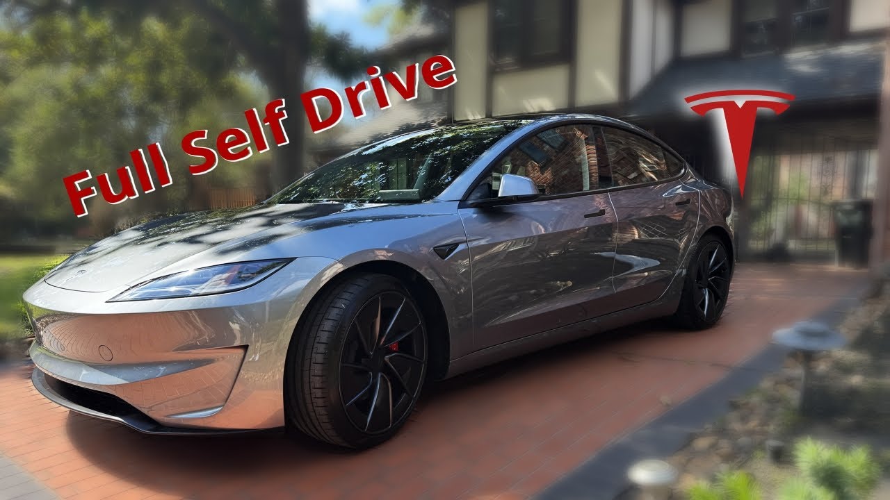 Tesla Model 3 Performance Quicksilver FSD 2024 года | Обзор ASS (фактически Smart Summon) и самос...