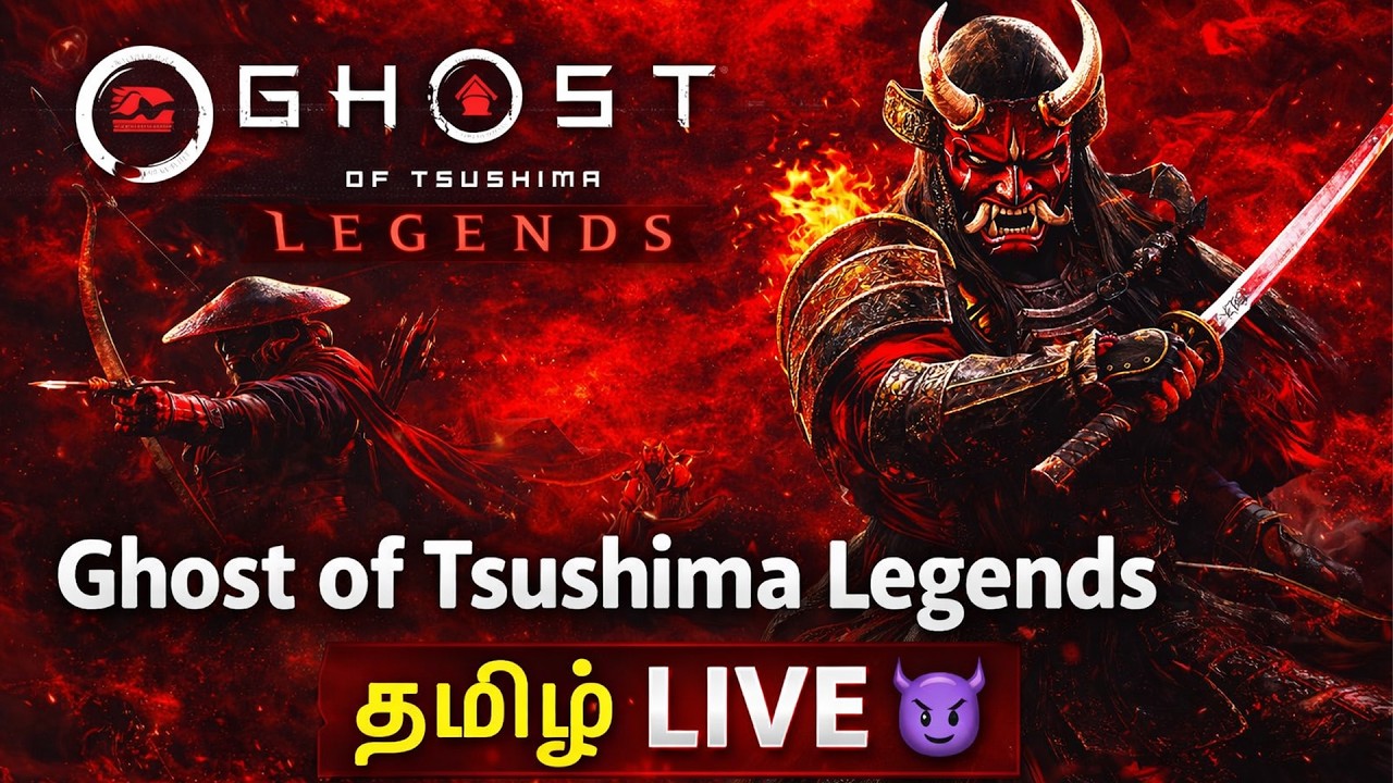 Ghost of Tsushima Legends LIVE 🔥 Tamil PS5 Gameplay | Samurai Co-op Night 😈