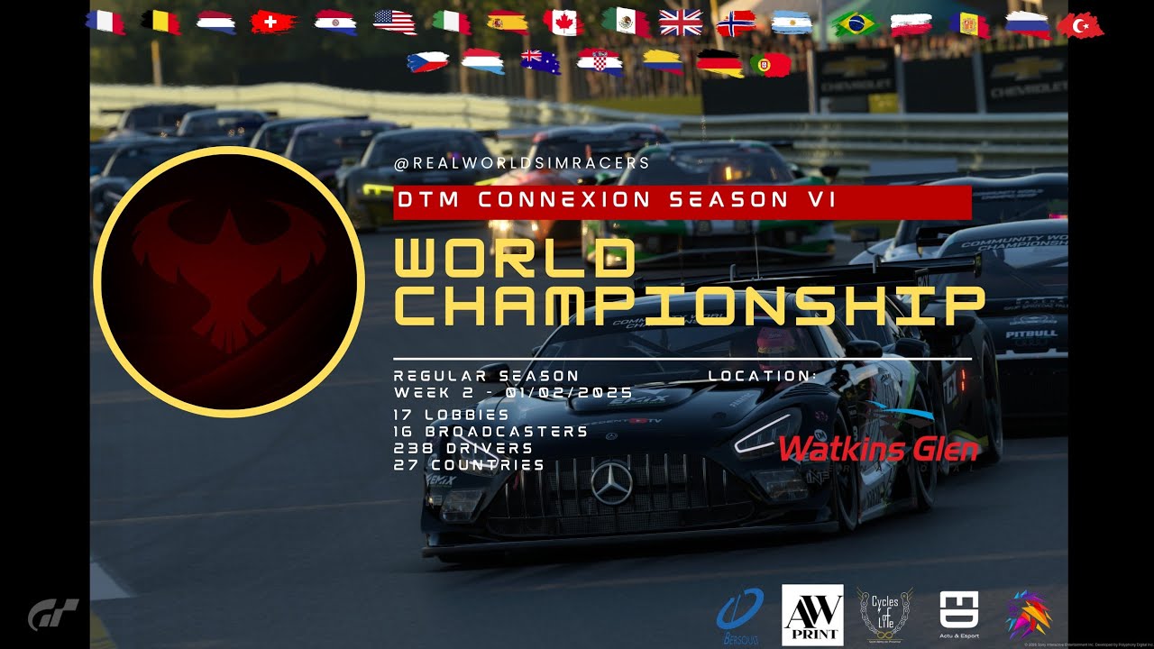 [LIVE] DTM Connexion Saison 6 - Round 2 - Golden League 🏆 ➡️ League A - Watkins Glen 🇺🇸