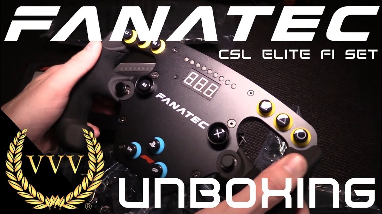Fanatec CSL Elite F1 Set Unboxing