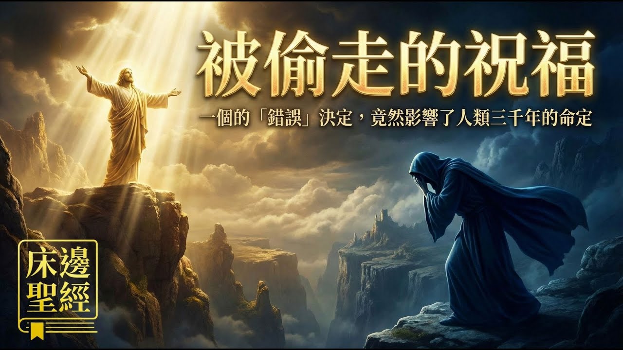 被偷走的祝福：一個的「錯誤」決定，竟然影響了人類三千年的命定｜床邊聖經｜創世記 Ch.27：在混亂的人生劇本裡，找回那份安穩的平靜