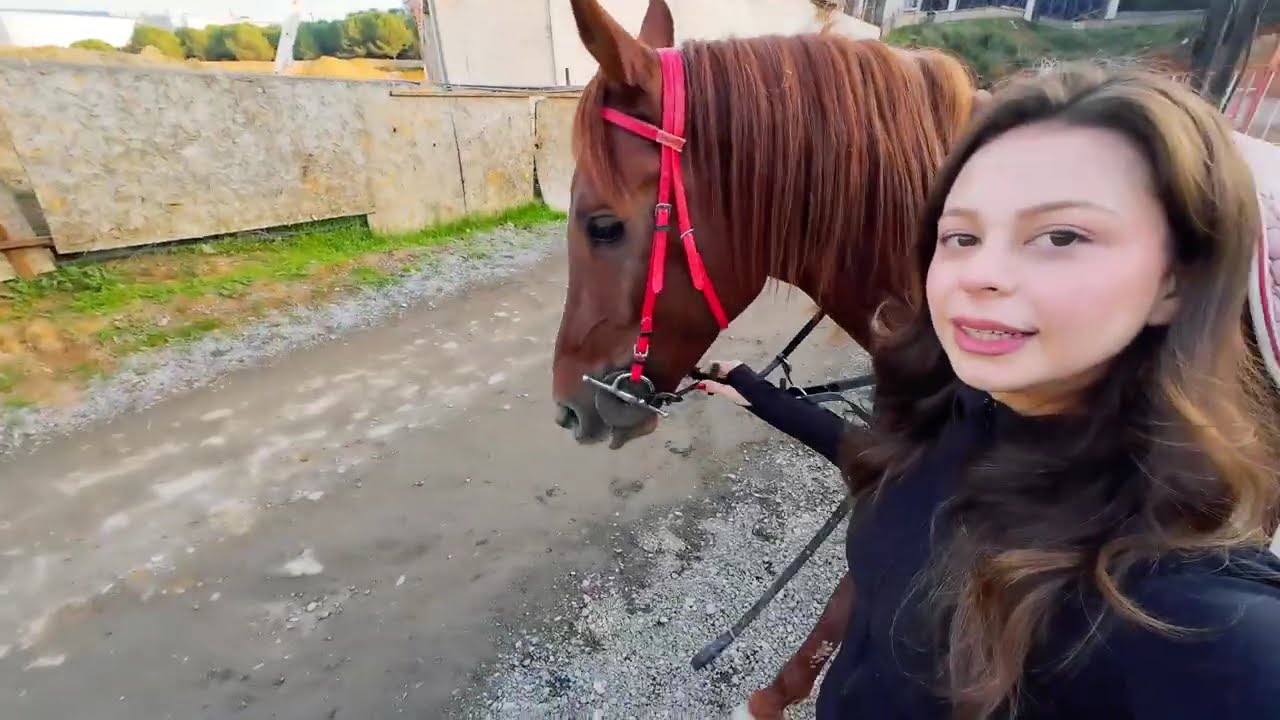 At Çiftliğinde 1 Gün! Komik ve Aksiyonlu Anlar | Horse Vlog