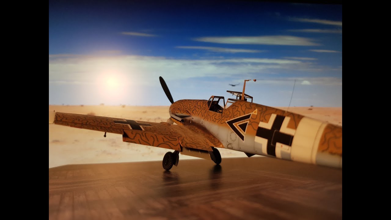 Bf-109 G2 Trop 1/48 Eduard - Prop Model step by step video build