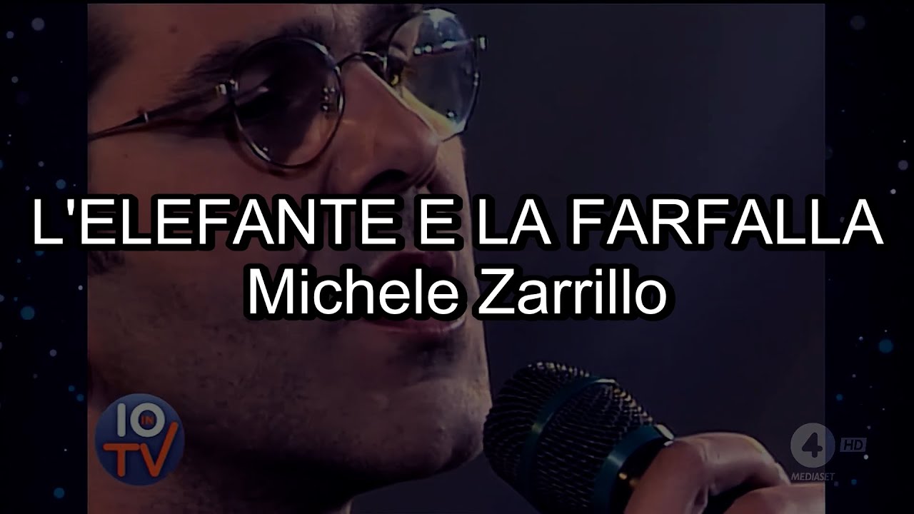 Michele Zarrillo - L'elefante e la farfalla (Karaoke Originale + cori)