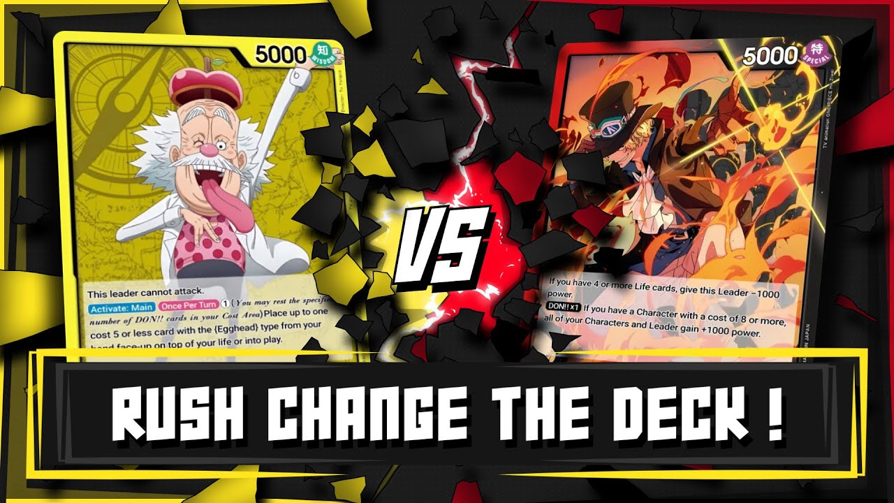 Perfect Egghead support !!  [OP13] OP07 Vegapunk vs OP13 Sabo || One Piece Card Game