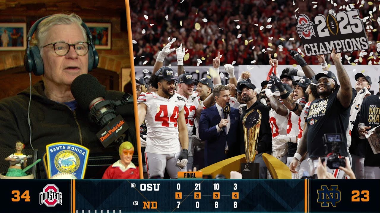 Dan Patrick Recaps Ohio State Beating Notre Dame To Win National Championship | 1/21/25