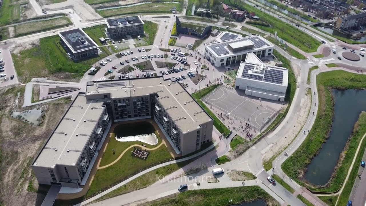 Drone opnames (nieuwbouw) wijken Laag- en Hoog Dalem in Gorinchem en Dalem kern.