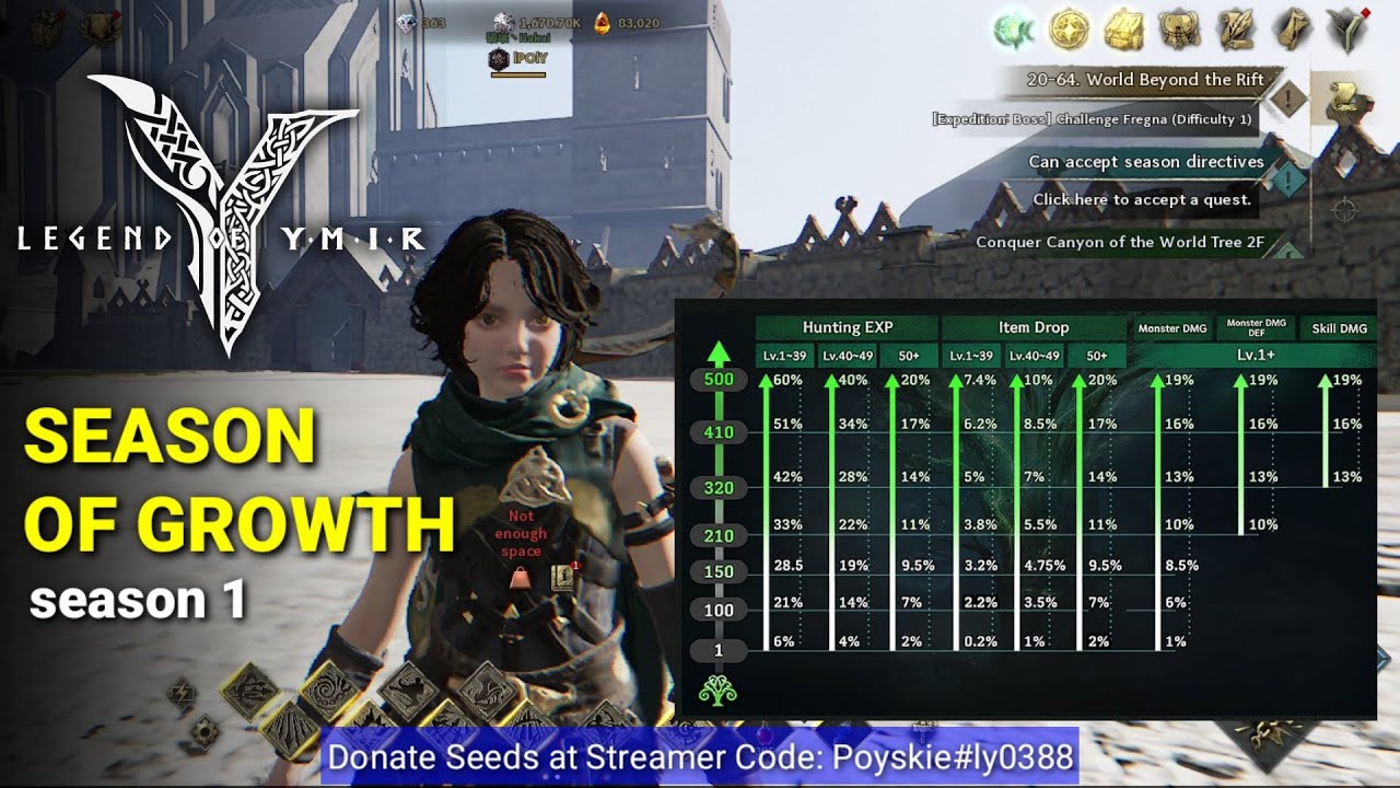 Legend of Ymir - Season 1: Season of Growth | Tagalog tips and Guide