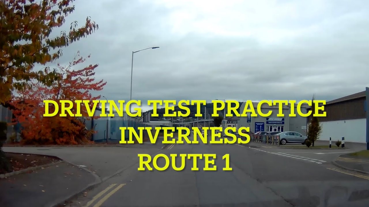 Driving Test Practice Route 1 - Inverness Longman Drive