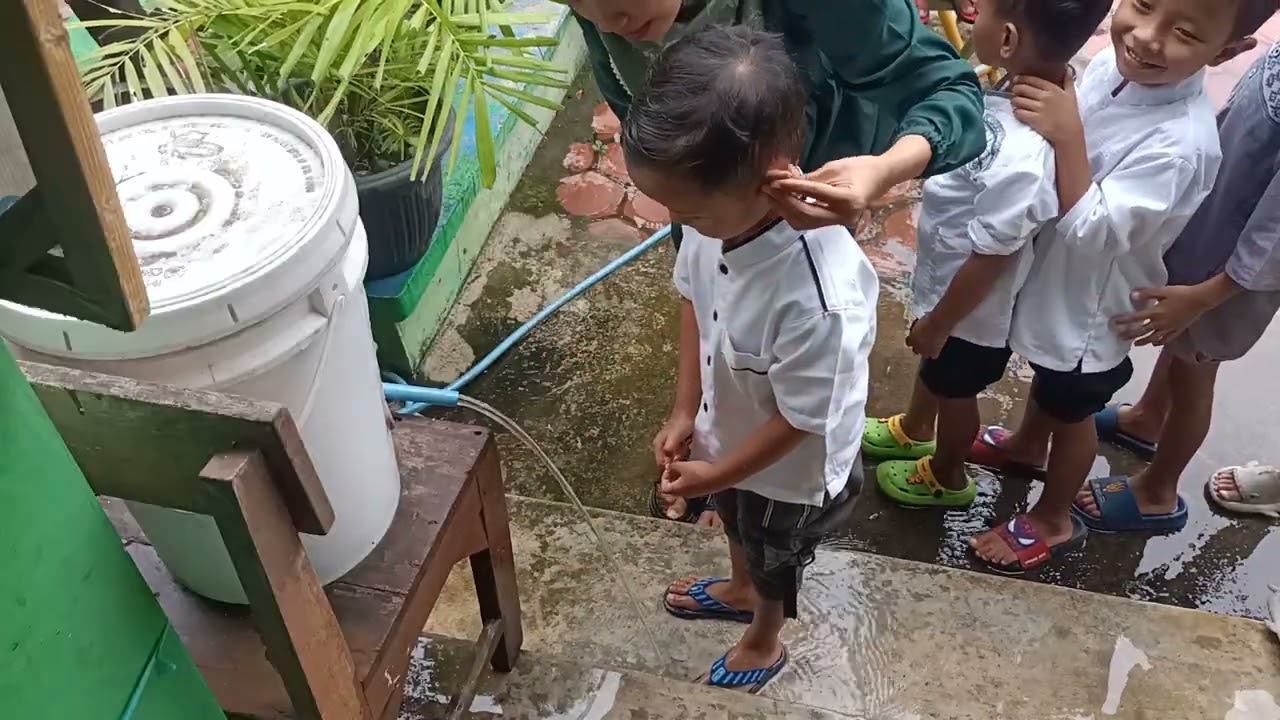 Belajar wudhu 2