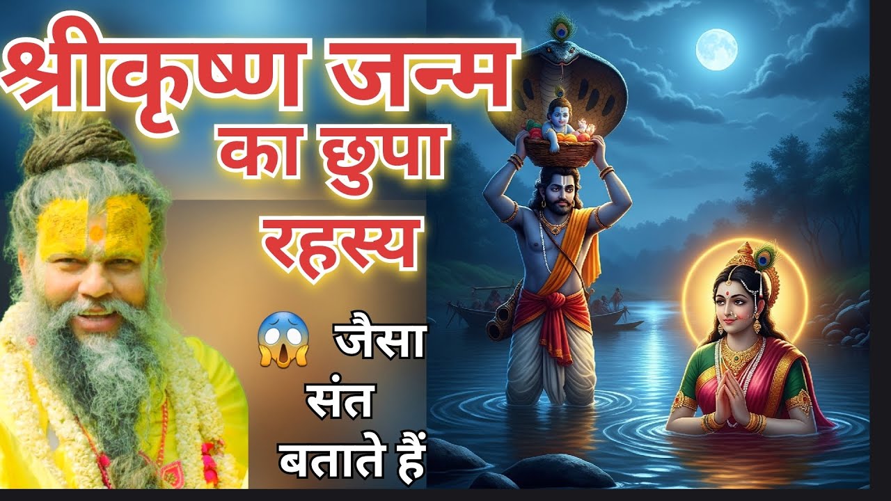 श्री कृष्ण जन्म का छुपा रहस्य ! Story of krishna janmashtami #krishna #premanandjimaharaj #radha 