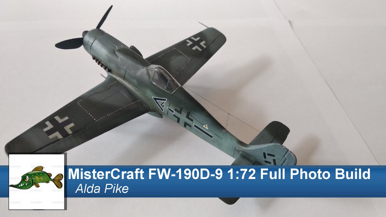 FW-190D-9 1:72 MisterCraft  Full Photo Build