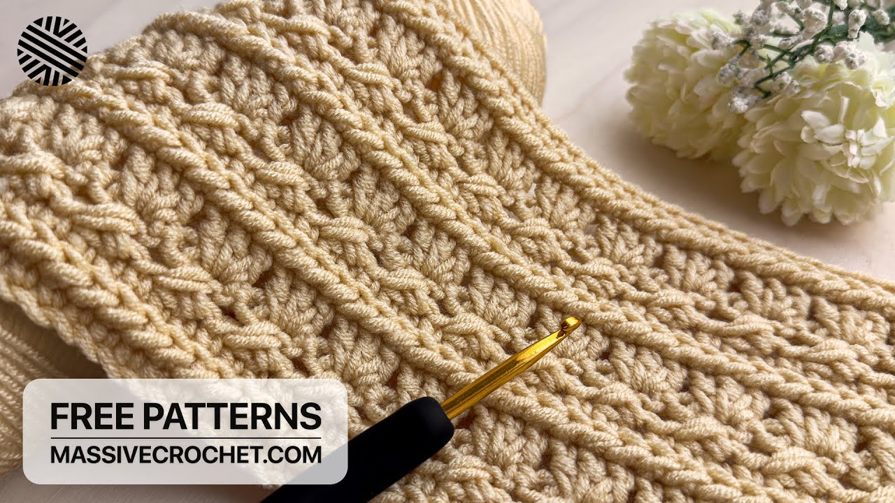 VERY EASY & UNUSUAL Crochet Pattern for Beginners!⚡️😍 Crochet Stitch for Baby Blanket & Bag